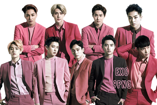 EXO PNG Pack {Romantic Universe}