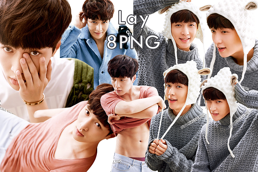 EXO Lay PNG Pack {Cosmopolitan China}