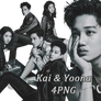 EXO Kai and SNSD Yoona PNG Pack {Elle}