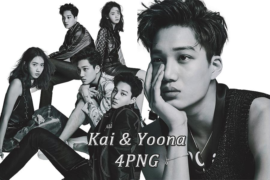 EXO Kai and SNSD Yoona PNG Pack {Elle}