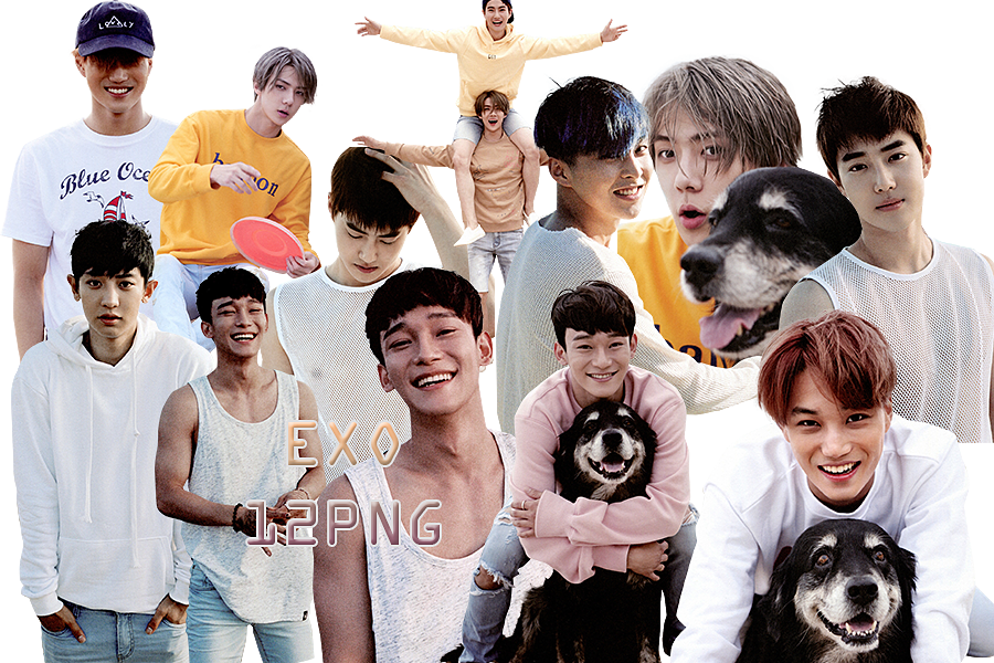 EXO PNG Pack {Dear Happiness Part. 7}