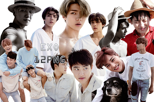 EXO PNG Pack {Dear Happiness Part. 8}