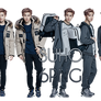 EXO Suho PNG Pack {SKECHERS}