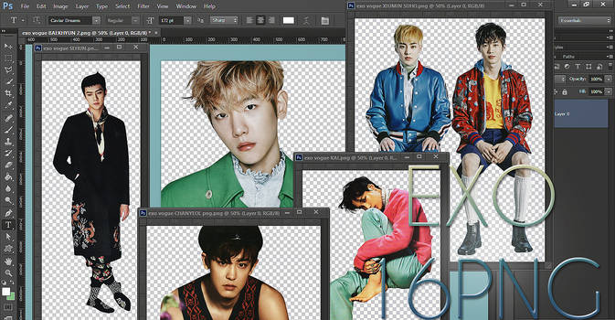 EXO PNG Pack {VOGUE}