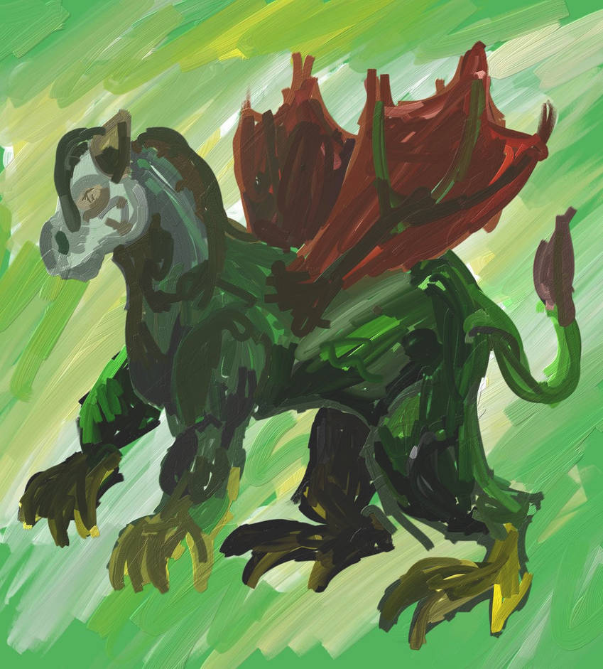 Creature (Experimenting with program) by dARk-knighT4 on DeviantArt