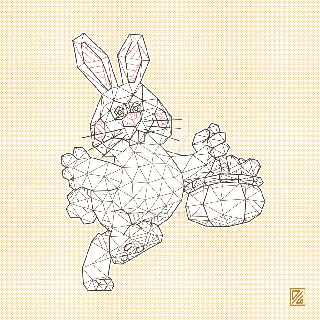 Geometric Rabbit by DanielGreyS on DeviantArt