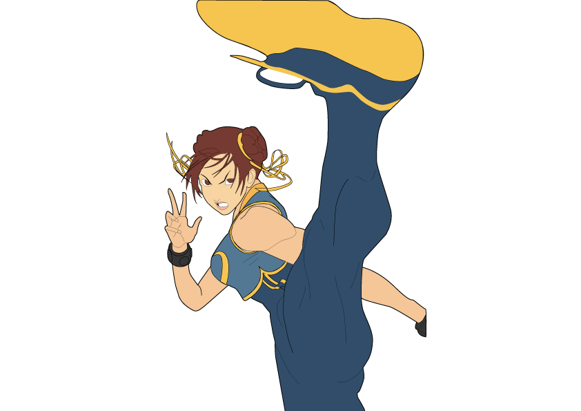 Chun Li Vectorised Day 1