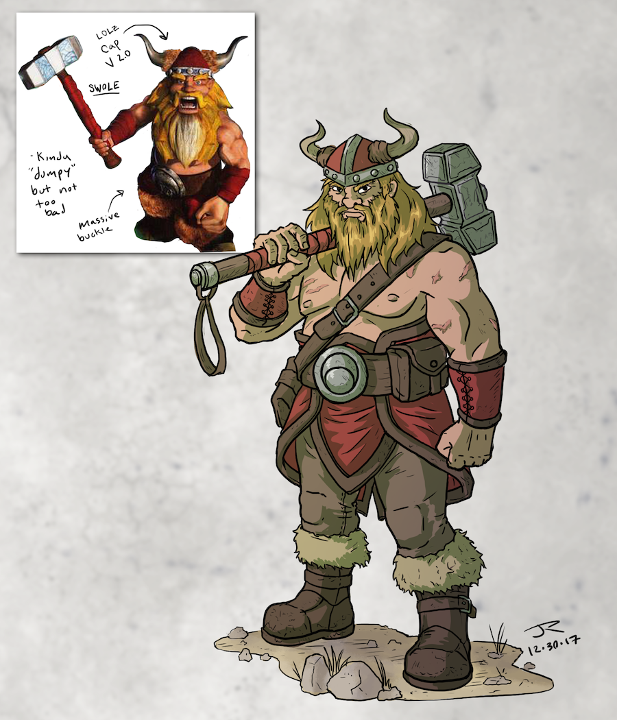 Gauntlet Dwarf Idea by JessyRuiz on DeviantArt
