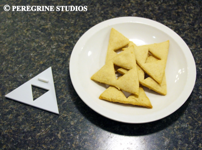 TriForce Cookie Cutter (with Cookies!)