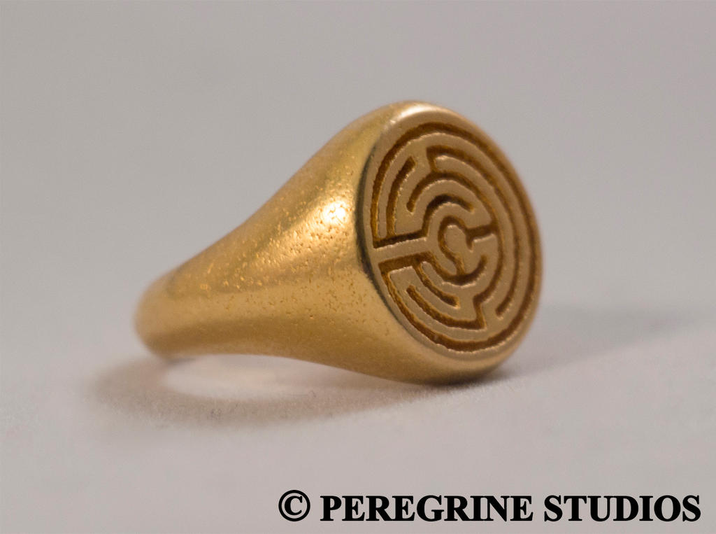 Labyrinth Ring - Stainless Steel by PeregrineStudios on DeviantArt