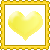 Free Yellow Heart Icon