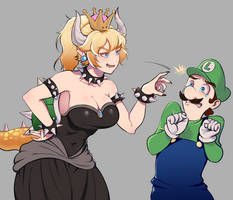 bowsette Luigi