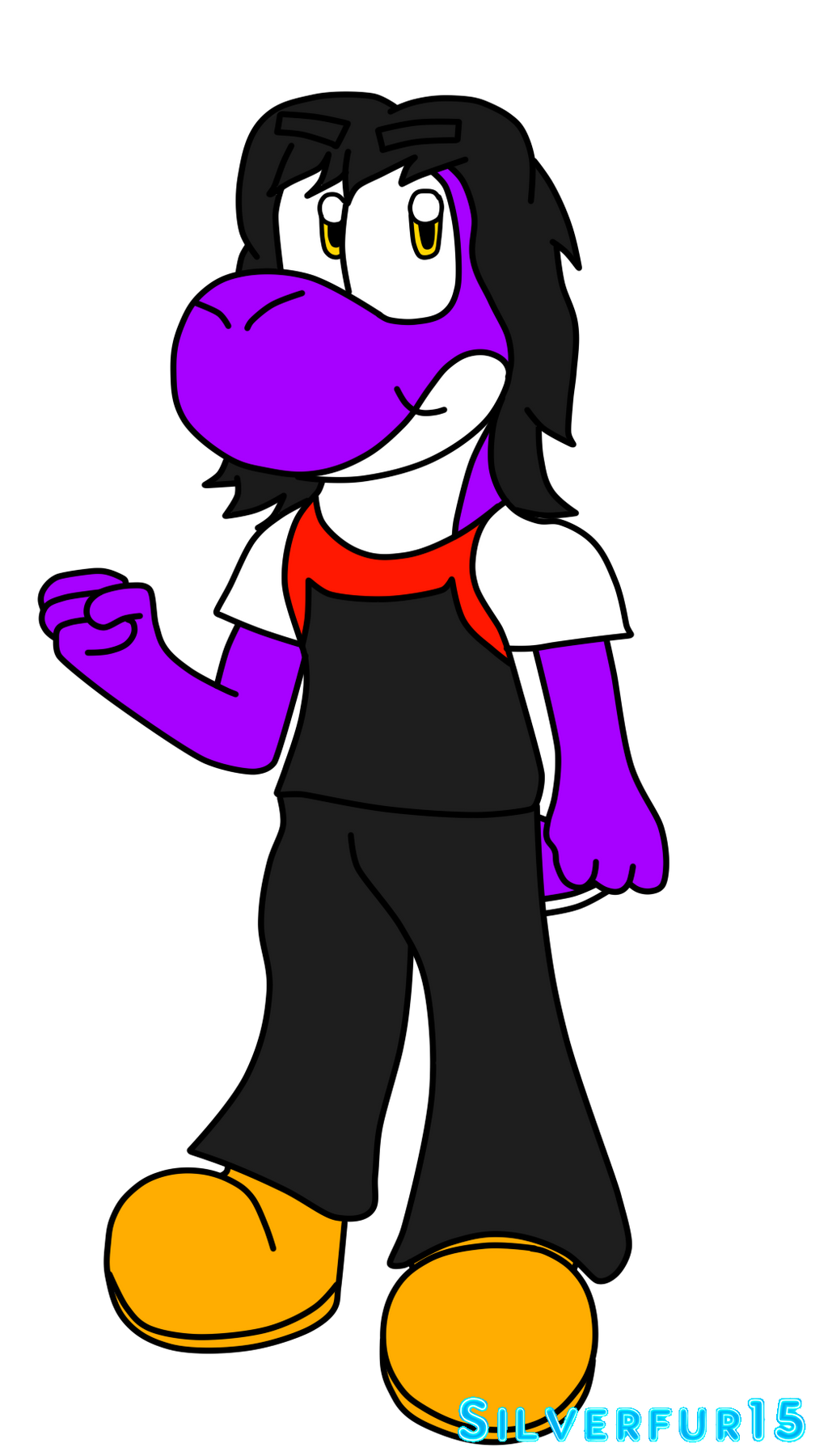 Gift - YoshiErnie by Silverfur15