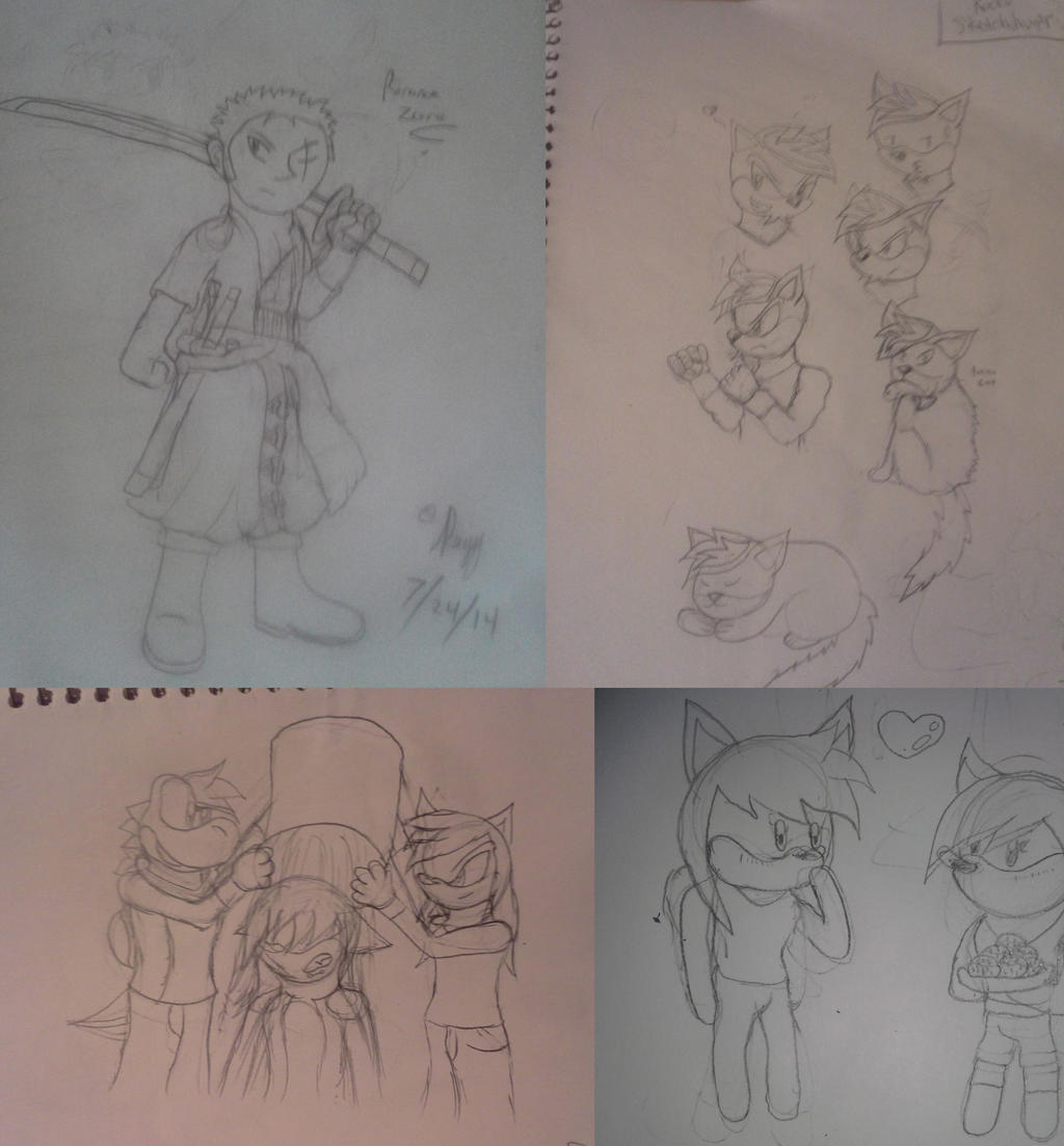 Sketch-Dump-2014 by Silverfur15