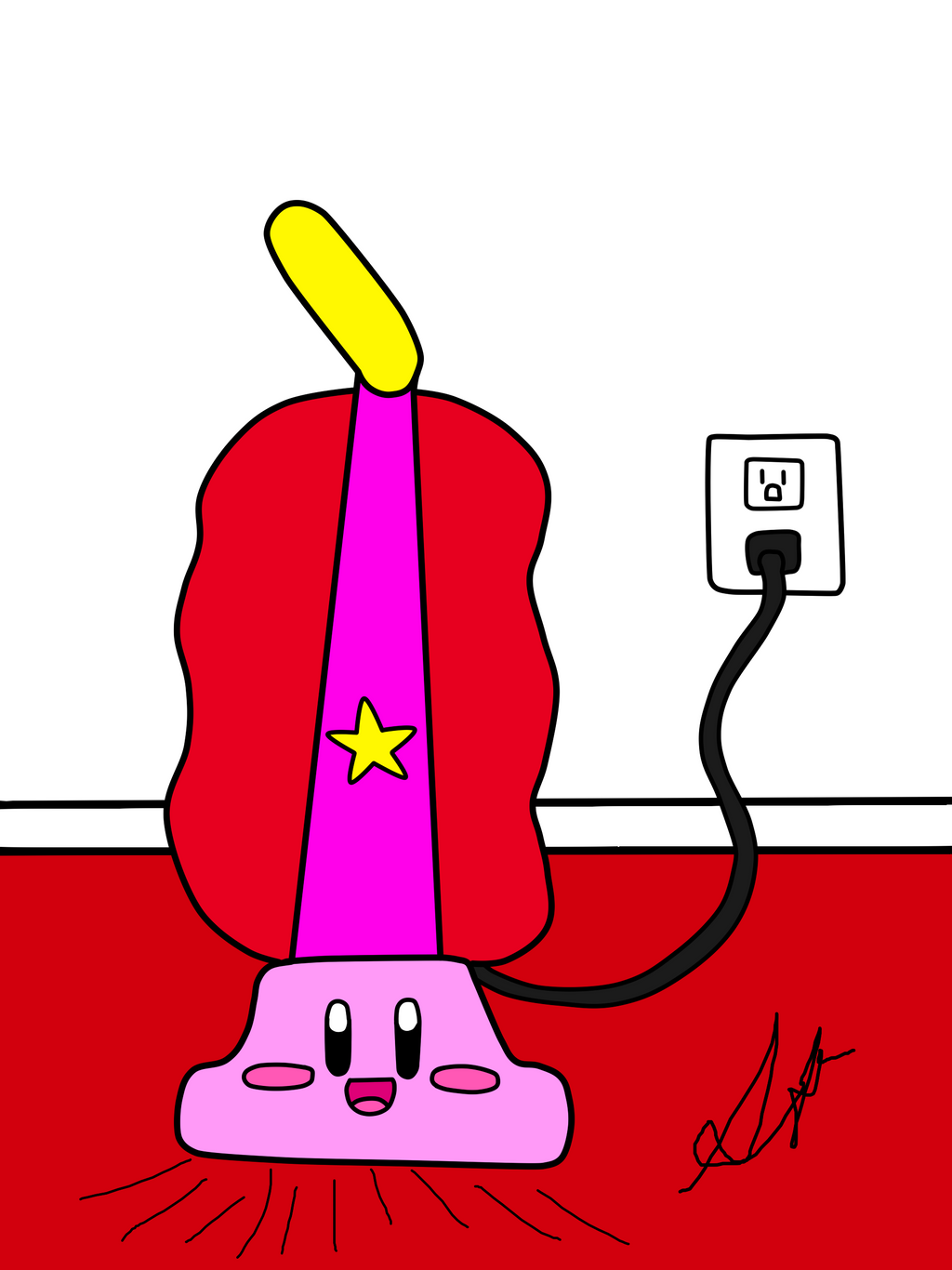 Kirby Vacuum by Silverfur15