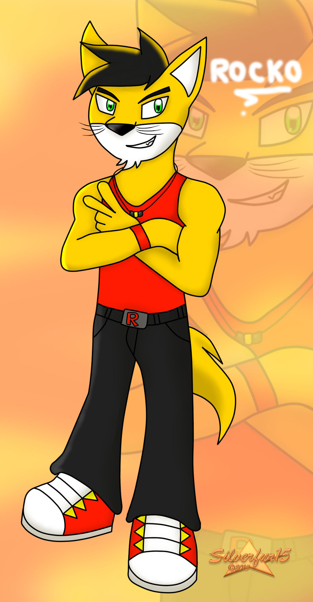 Rocko The Cat by Silverfur15