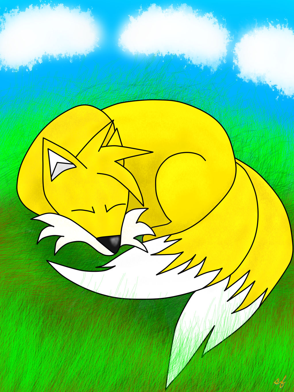 Sleeping Tails by Silverfur15