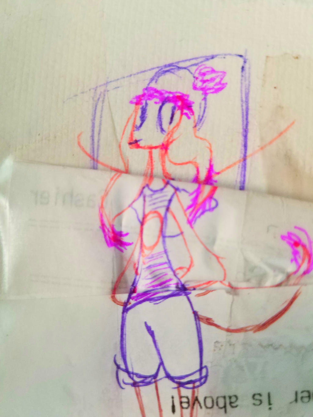 some old art of an axolotl by OneLuigiFag on DeviantArt