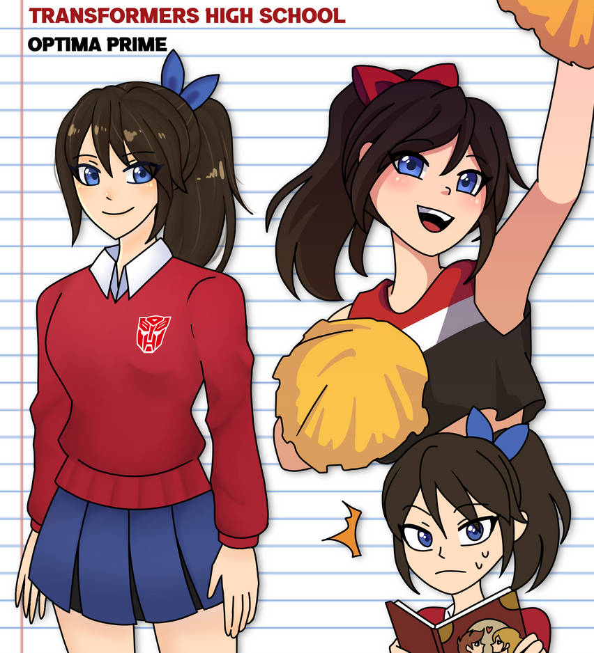 TF high school au optima prime by neneobligar on DeviantArt