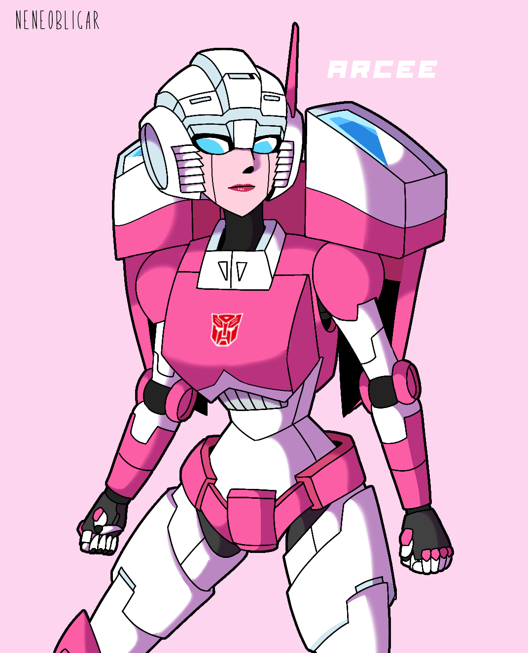 Transformers Prime Arcee (Edited Render) by Krrwby on DeviantArt