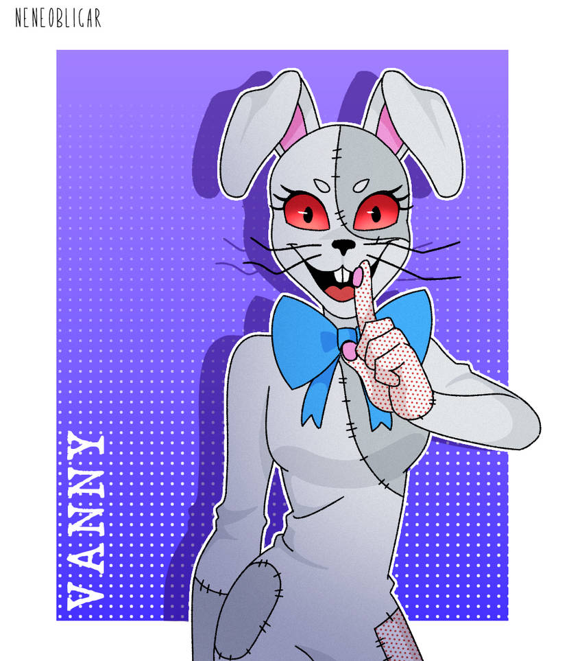 fnaf security breach vanny by neneobligar on DeviantArt