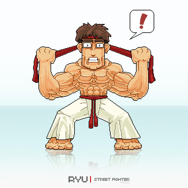 Hurt Ryu shocking ryu by hatorimodo on DeviantArt