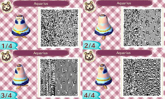 Animal crossing Qr code : Fairy Tail Aquarius