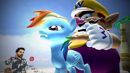 RAINBOW DASH X WARIO X ARTHUUS.