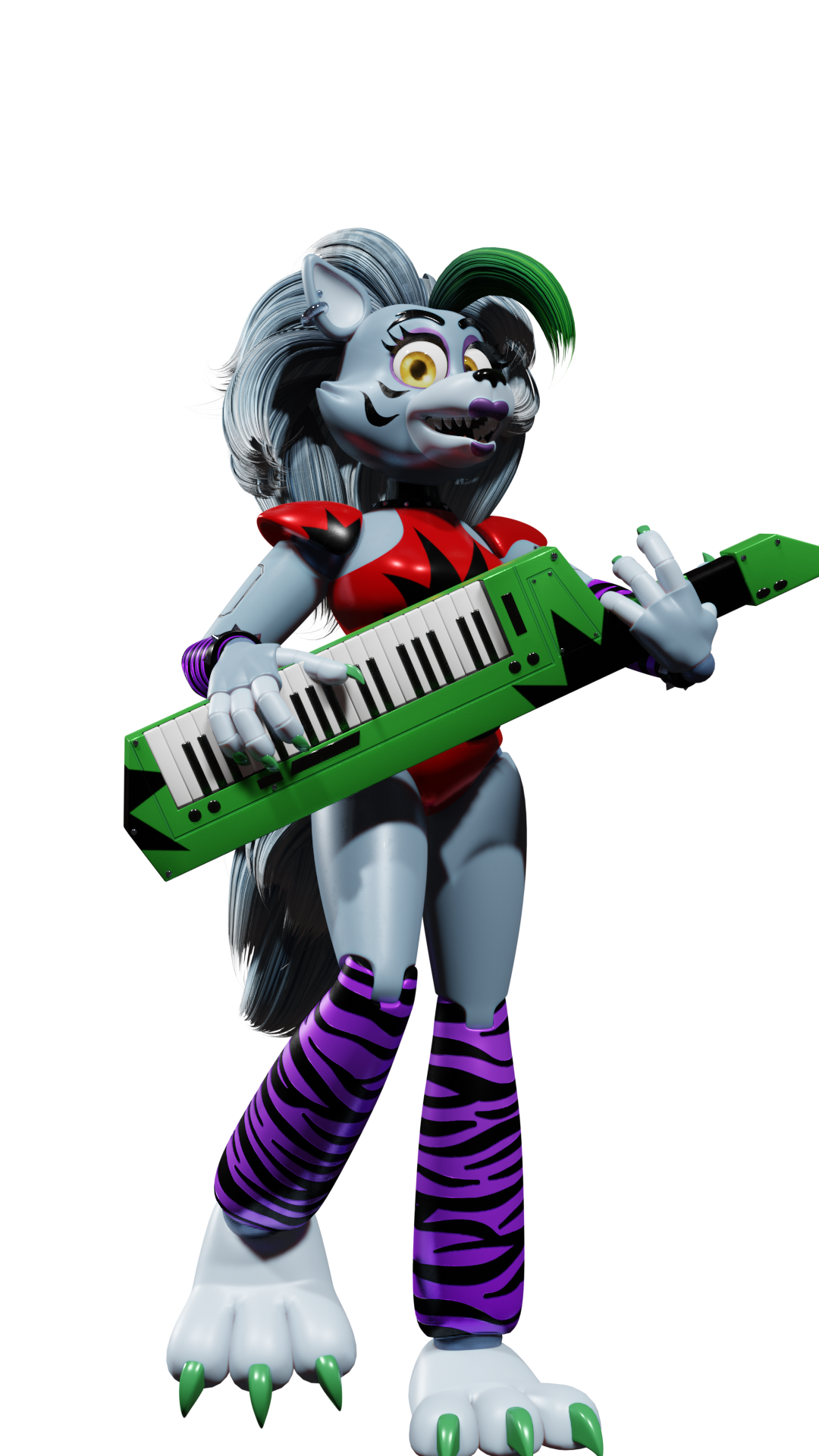 roxanne wolf render by animebou33 on DeviantArt