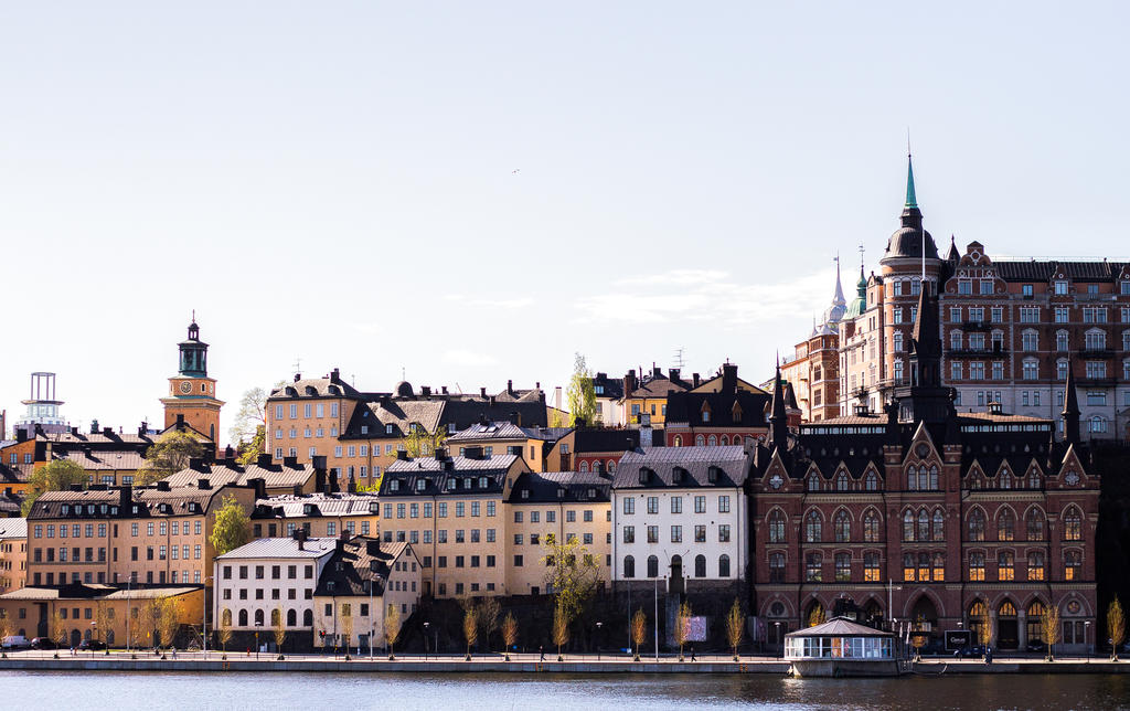 View from Riddarholmen to Sodermalm