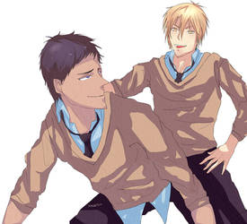 Aomine x Kise