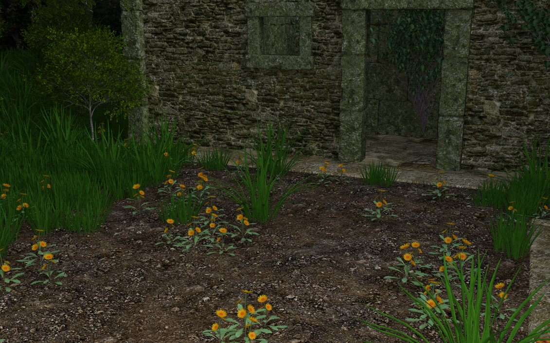 Forgotten Ridge Ground View Ruins of a Forgotten Place -- Scene View -- 1 by NovaStarHub on DeviantArt