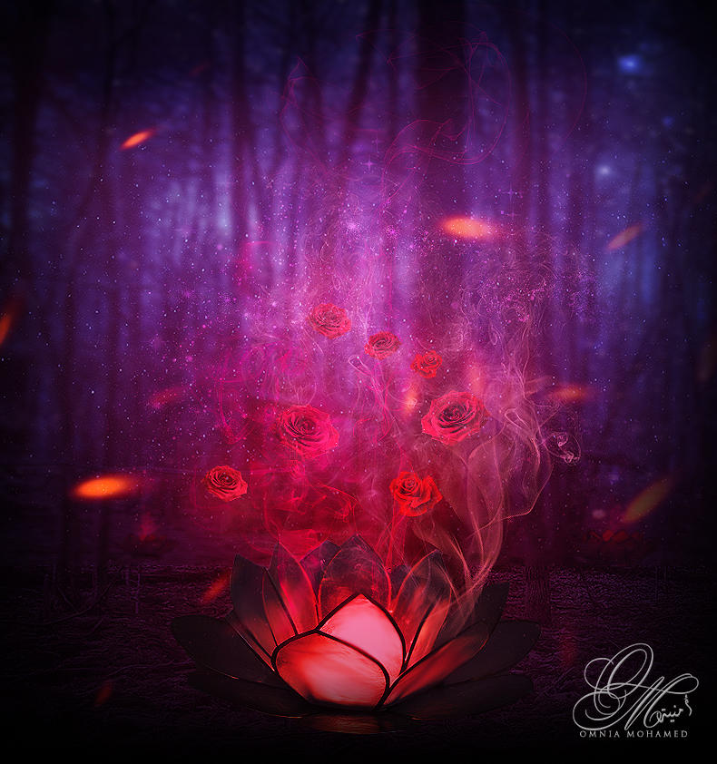 - The Rose Forest - by OmniaMohamedArt