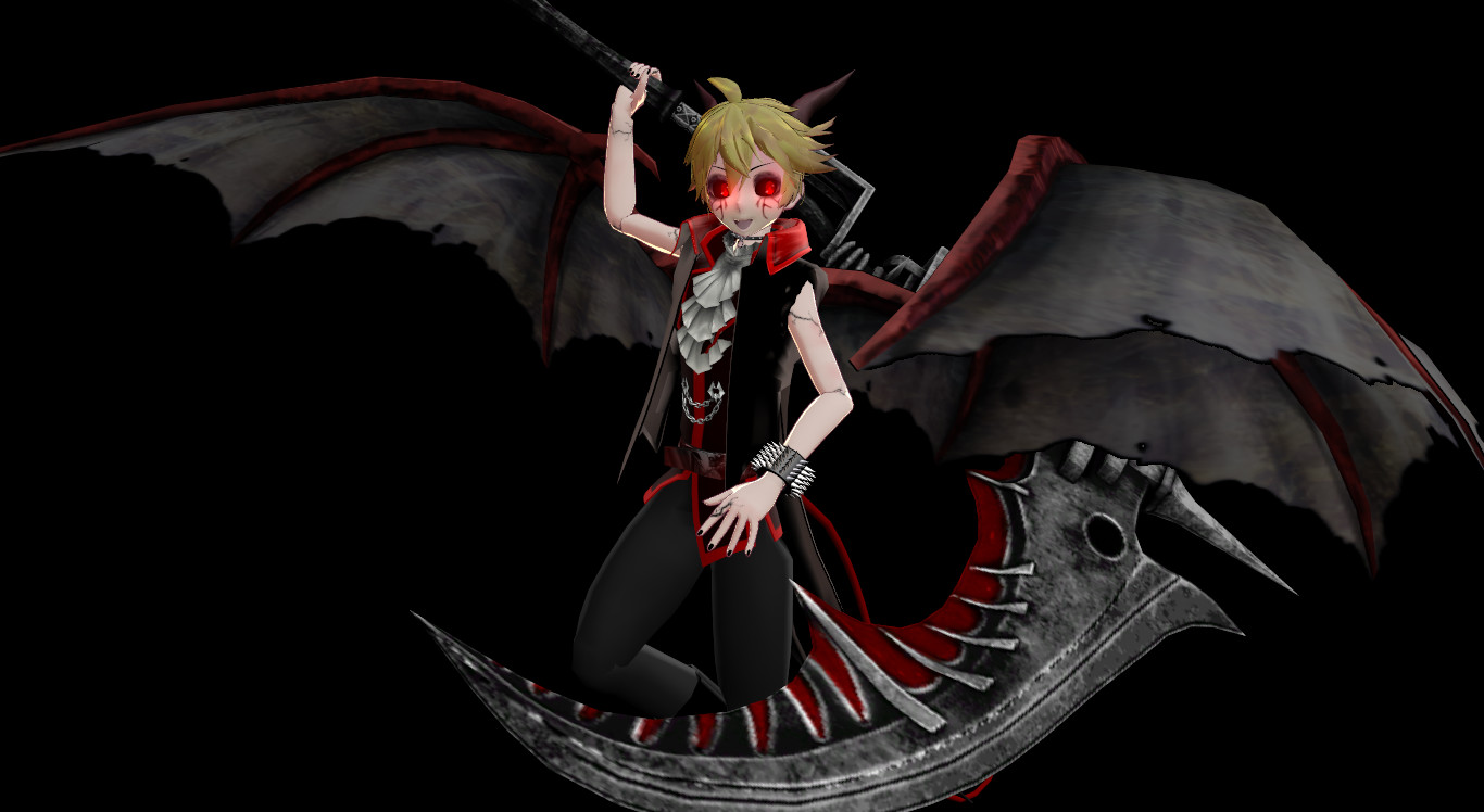 [MMD] Demon Len (OC) Dl~!