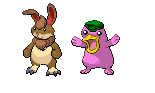 Monster Rancher: Hare and Mocchi sprites by BuddytheBetamon on DeviantArt