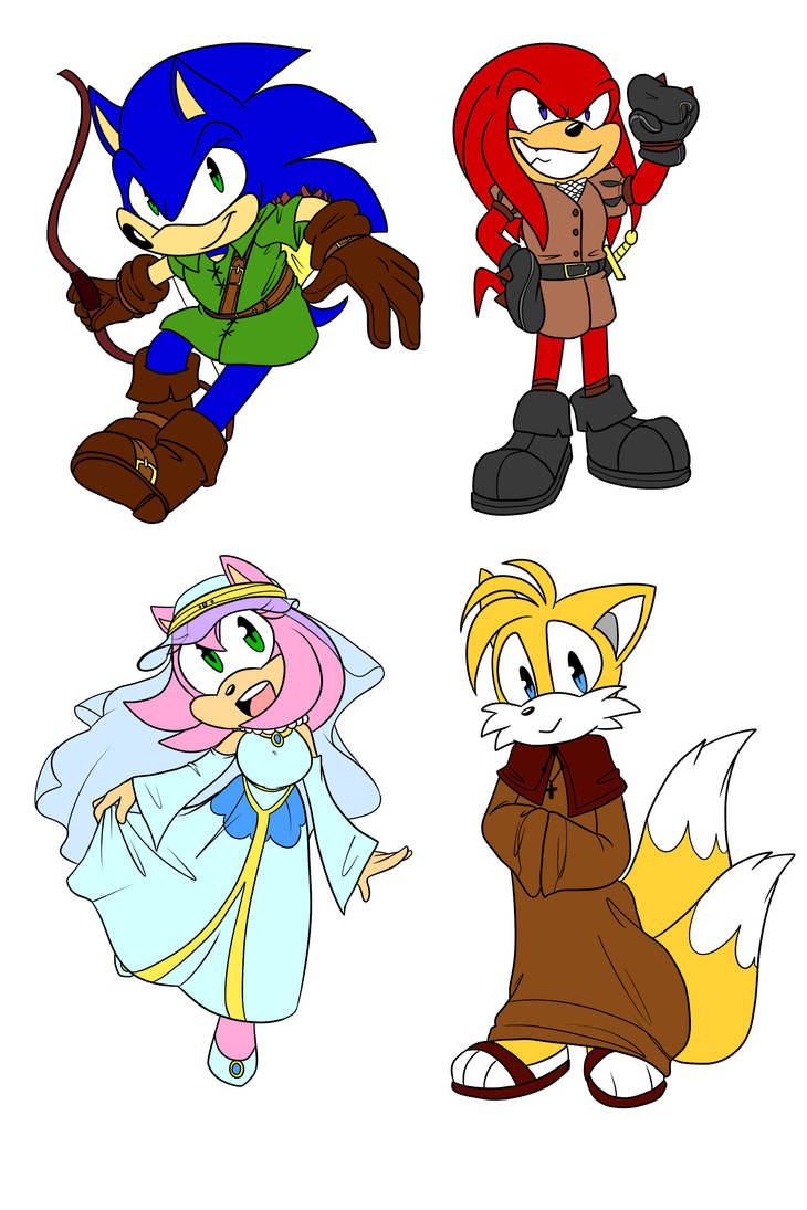 Sonic Robin Hood Characters Set 1 by GingyGin on DeviantArt