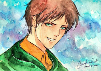 Eren Yeager (Watercolor)