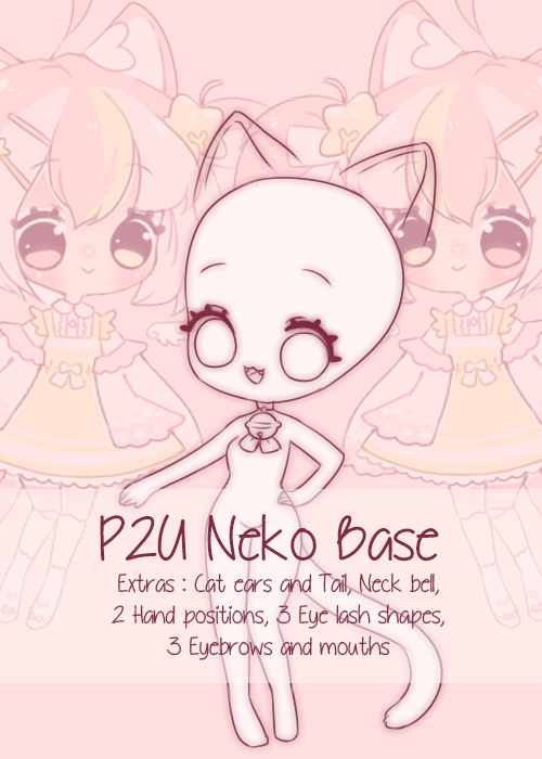 10 Cute Kawaii HD Chibi Bases DIY Anime Poses Layered PSD 