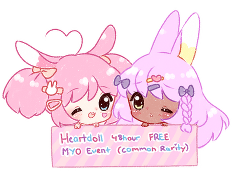 ENDED | Heartdoll 48 hr FREE MYO event