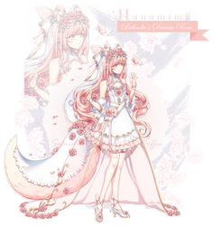 [CLOSED] Hanamimi | Belinda's Dream Rose by Squishibear