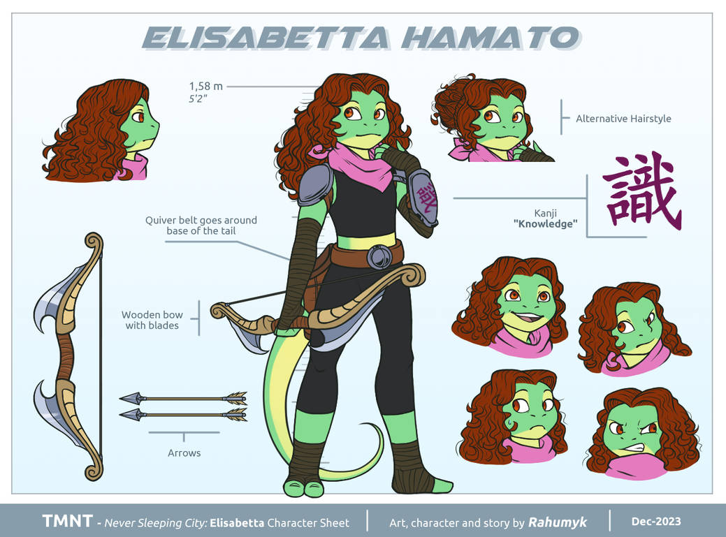 TMNT OC: Elisabetta Hamato by Rahumyk on DeviantArt