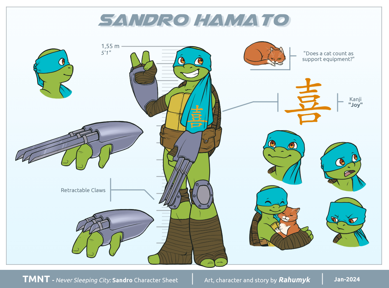TMNT OC: Sandro Hamato by Rahumyk on DeviantArt
