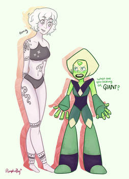 Peridot and Achroite (Request)