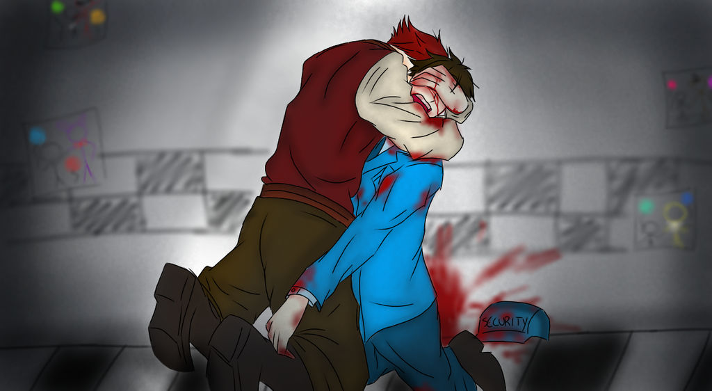 FNaF - Foxy x Mike .:Why Did I Bite Him?:. by ProToxicPeanutBread on Devian...