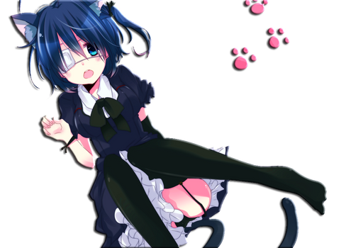 Rikka Anime Render Neko