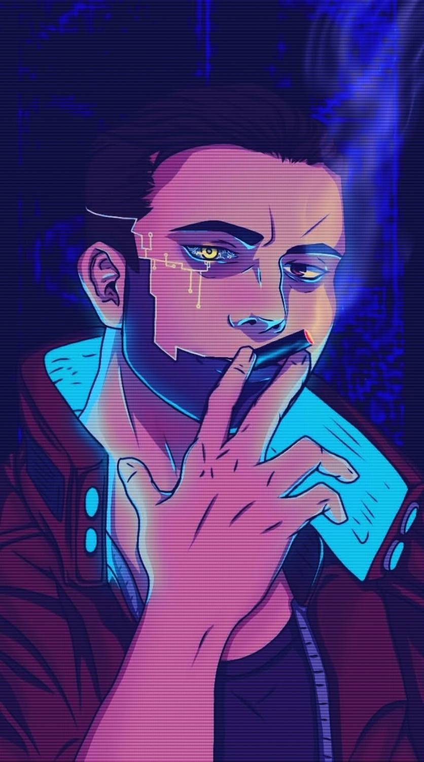 Anime boy - Cyberpunk character by Allydity2412 on DeviantArt