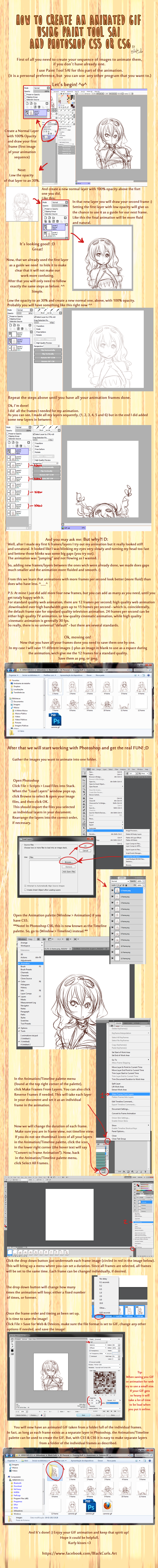 How to create an animated GIF  - SAI and Photoshop