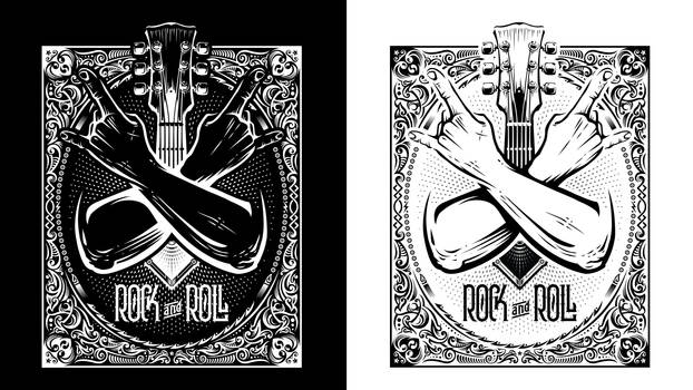 Rock n' Roll T-Shirt Design