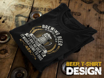 Brewing Beer T-Shirt for the Brewmasters