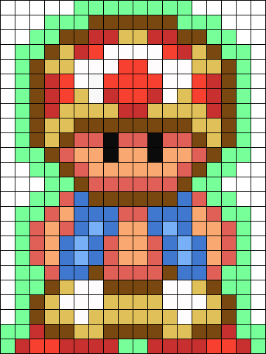 Mario bros 2 8 bit Toad by Vickicutebunny on DeviantArt